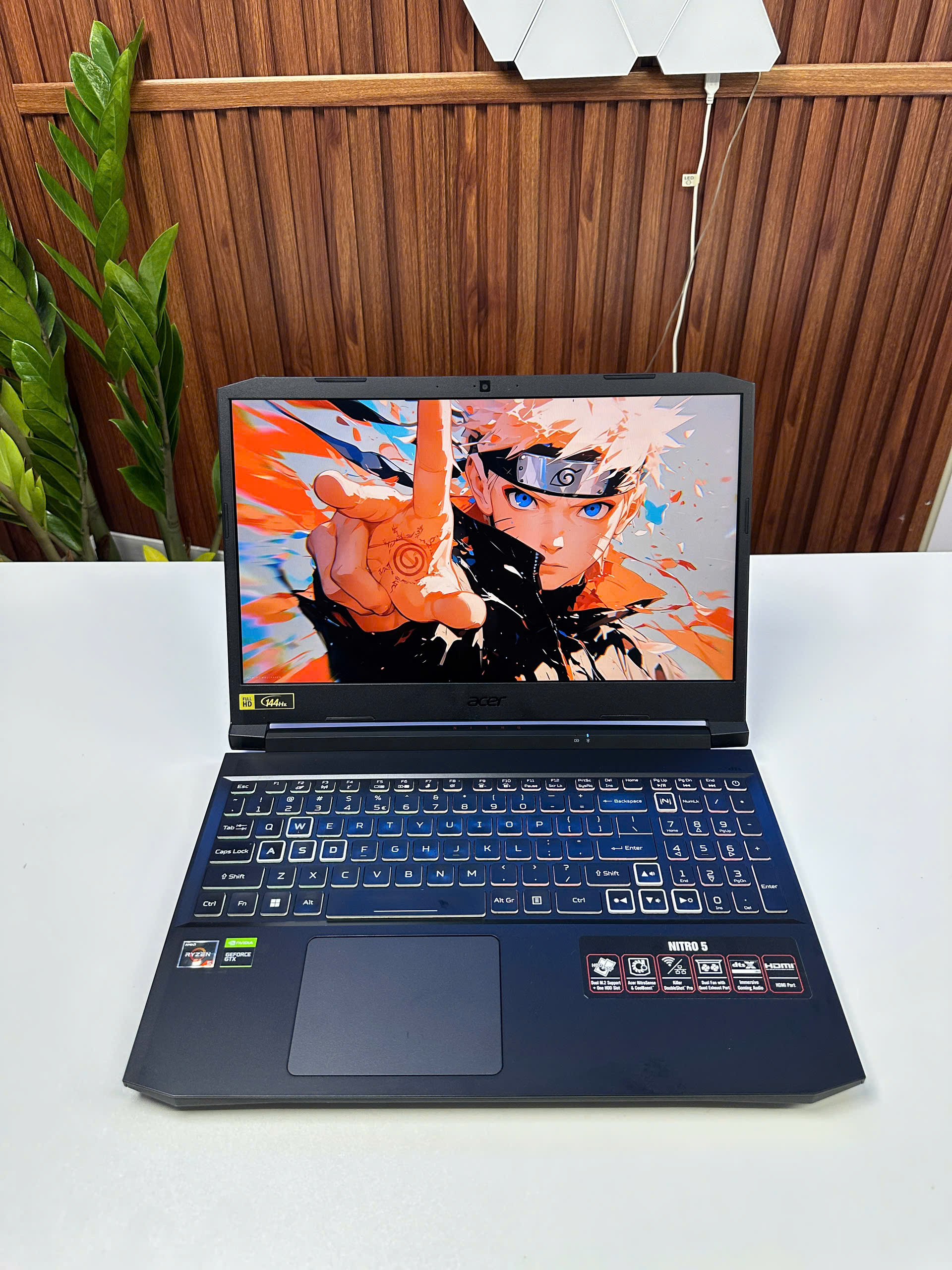 Acer Nitro AN515-45 | Ryzen 5 - 5600H | Ram 16G | SSD Nvme 512G | Vga GTX1650-4G | LCD 15.6