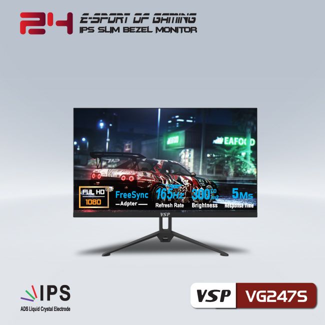 Màn hình VSP 24" Phẳng VG247S IPS 165Hz